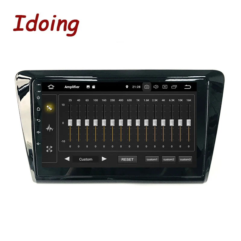 Автомобильный мультимедийный плеер Idoing 9 &quotPX6 2.5D IPS Android 10 для Skoda-Rapid 2013-2020