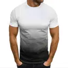 Однотонная футболка с 3d принтом, высокое качество, однотонная летняя модная одежда, можно заказать логотип, футболка большого размера 6xl