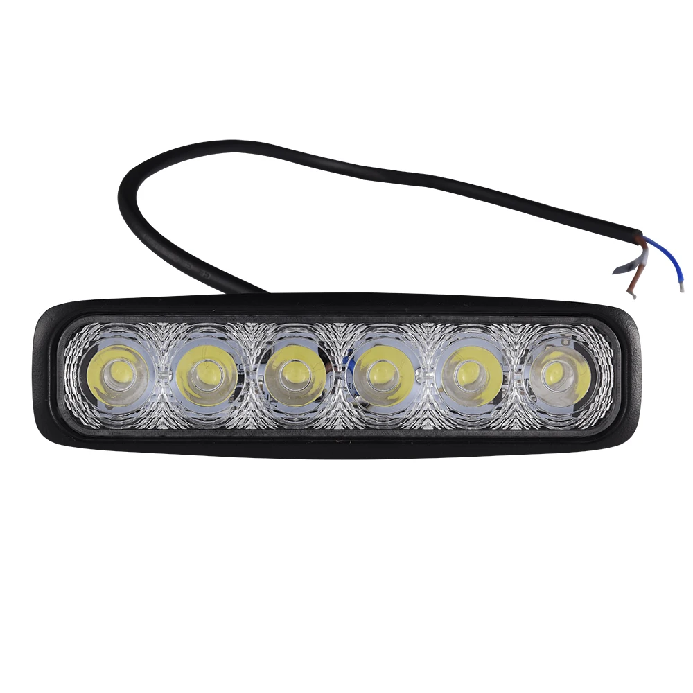6 дюймов 18 Вт Offroad DRL светодиодный рабочий светильник луч Точечный 12V 24V дневного