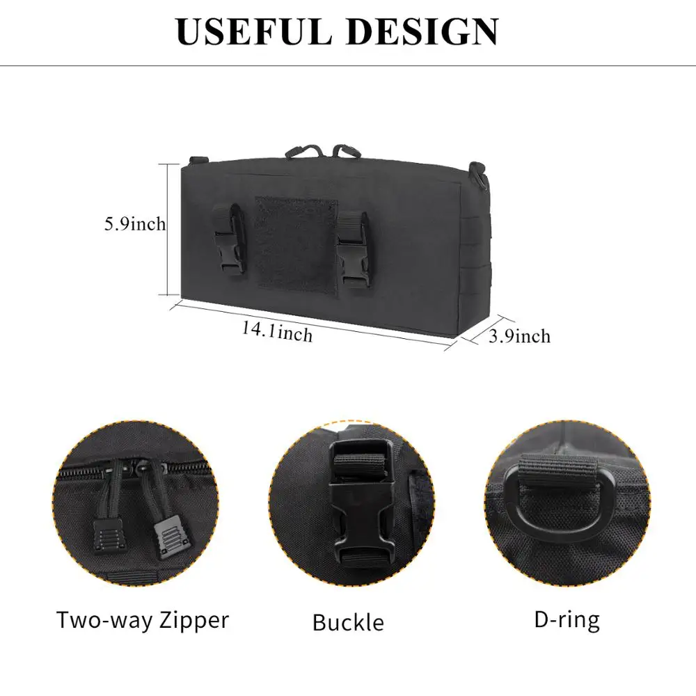 KOSIBATE Тактический Admin Pouch 600D нейлоновый подсумок Molle Kit многофункциональная сумка
