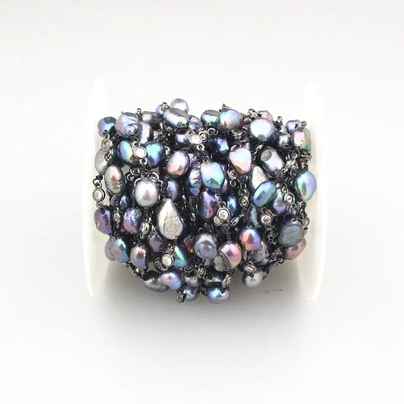 3 метра 1 рулон/Лот новый стиль цепочка с розам элемент ожерелье ручной