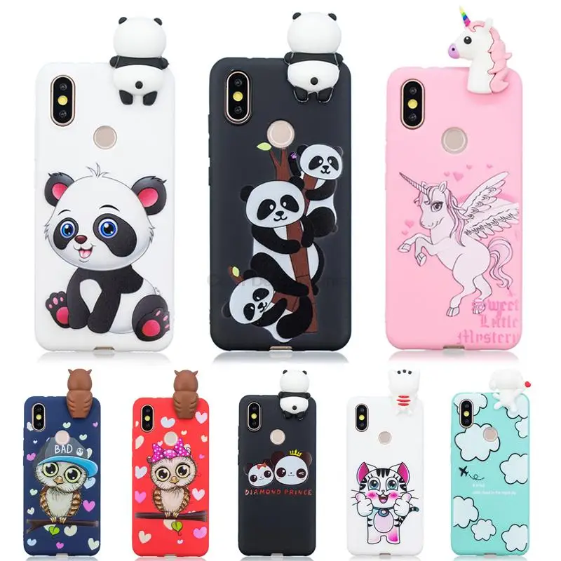 Чехол для Huawei Y6 2019 чехол с 3D единорогом пандой совой силиконовый из ТПУ Y7 Y5 Y9 |