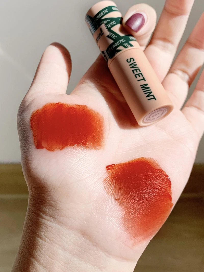 

Sweet Mint Lipstick Lip Mud Matte Velvet Lip Stick Air Lip Glaze Waterproof Lip Gloss Longlasting Sexy Red Lip Tint Makeup QBMY