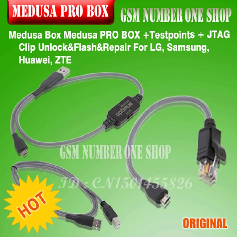 Новинка Медуза PRO коробка Медуза коробка набор+ JTAG ClipEMMC для LG для samsung для huawei с Оптимусом кабель