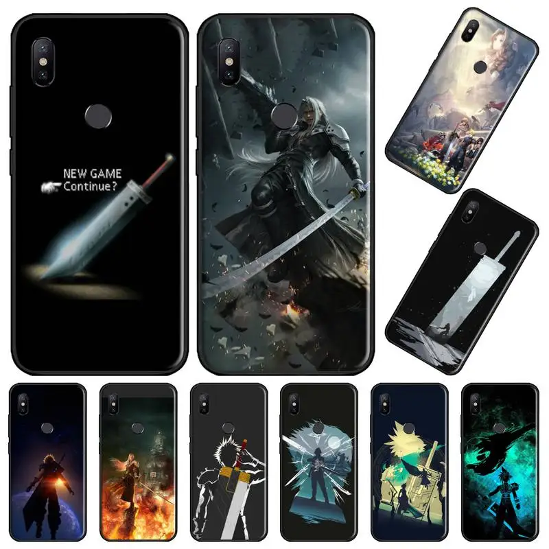 Final Fantasy VII новый игровой ТПУ Мягкий силиконовый чехол для телефона Xiaomi Redmi Note 4 4x5 6 7