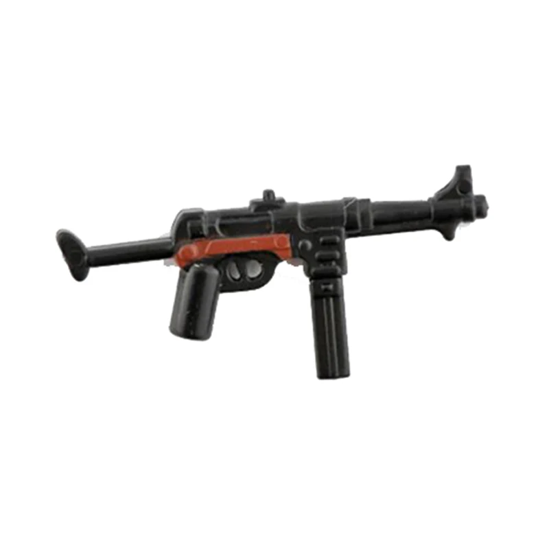 5 шт. Военная серия MP40 смешанный цвет пистолет солдат город МОС аксессуары