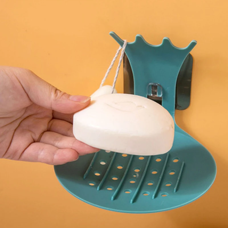 Ванная комната пластиковая мыльница клеющийся крючок присоска вешалка чехол