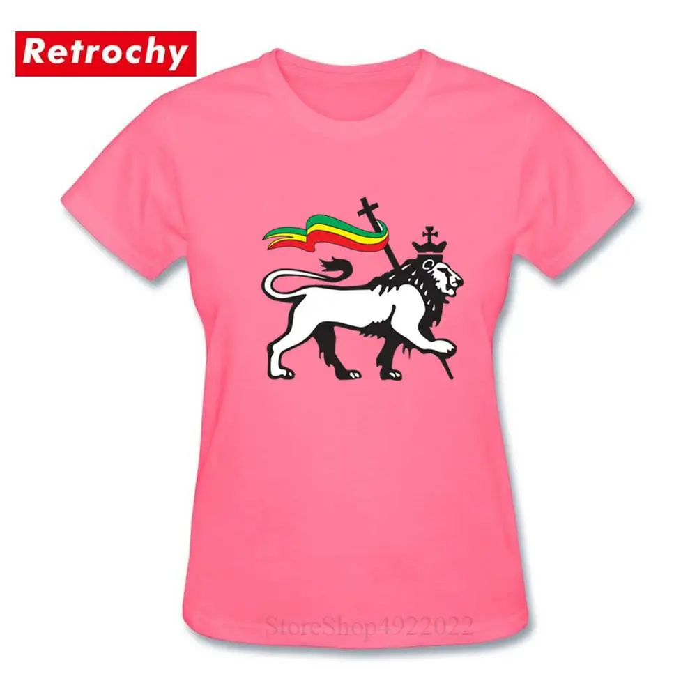 Rasta Lion Of Judah футболка регги корни Ямайки король флаг Женские футболки Топ Продавец
