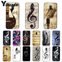 yinuoda i love old music musical note sound spectrum phone case for samsung galaxy a7 a50 a70 a40 a20 a30 a8 a6 a8 plus a9 2018