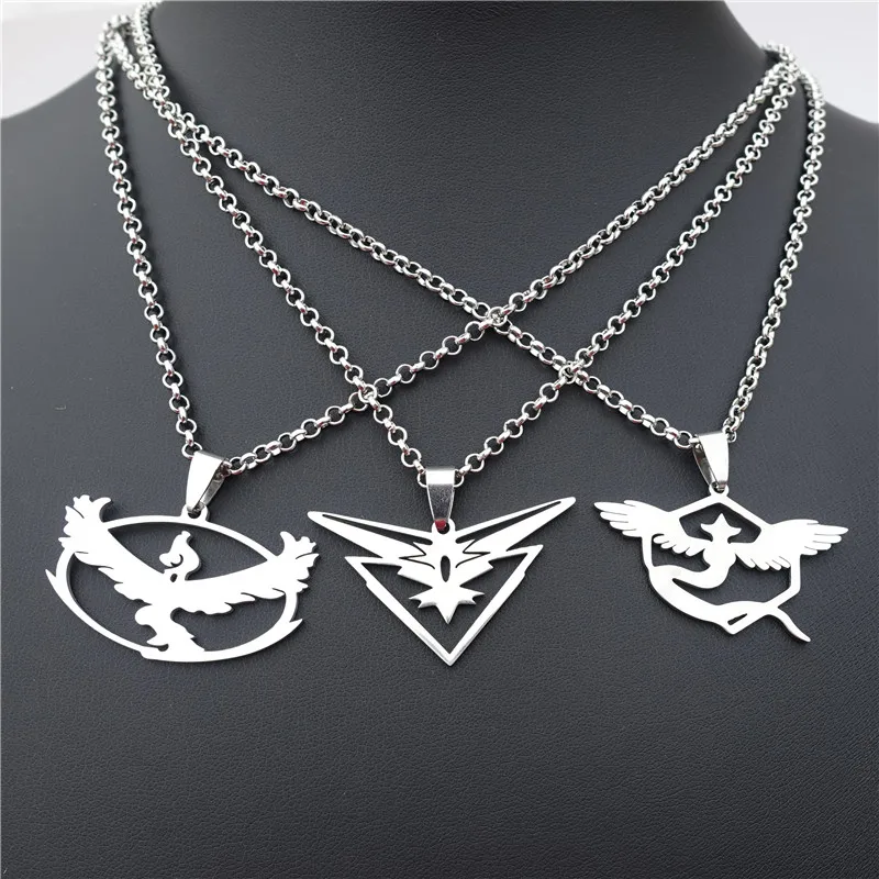 Команда Pokemon Go доблестный мистический инстинкт кулон дракон Феникс FUNG-WON Орел