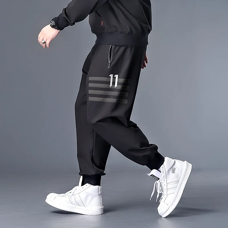 7XL 6XL 5XL XXXXL размера плюс черный грузовой Штаны для Для мужчин комбинезоны s Уличная