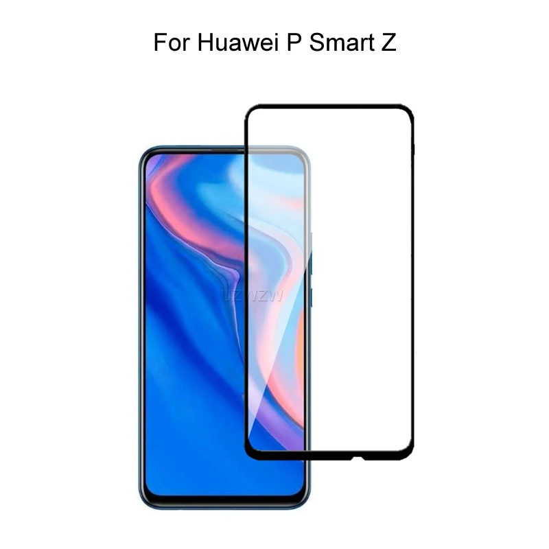 Закаленное стекло для Huawei P Smart Z полное покрытие 2.5D защита экрана закаленное