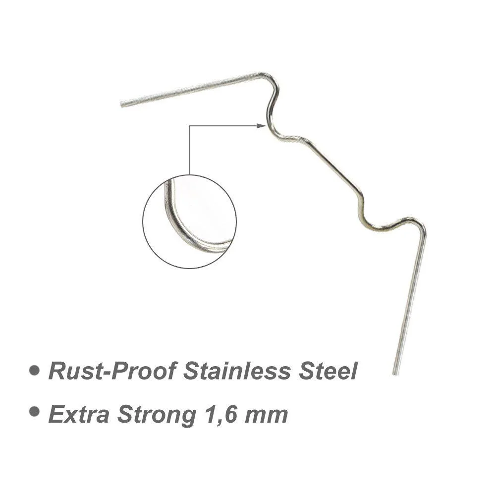 Зажимы для застекления пружинные теплиц 100 шт. |