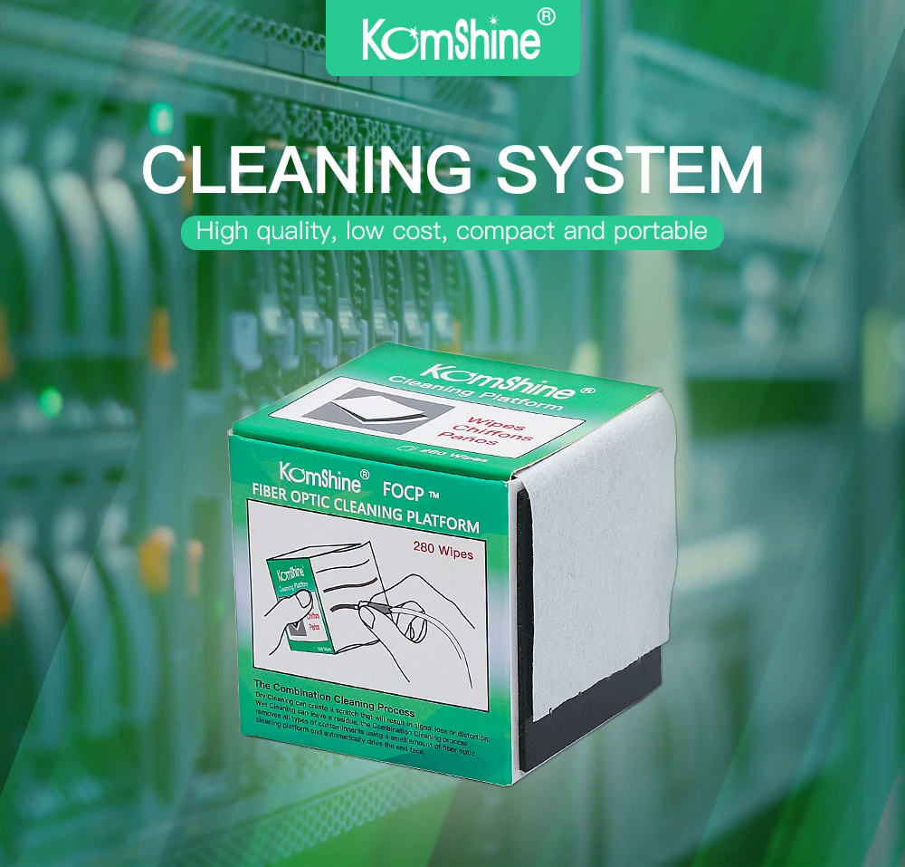 Komshine волоконно-оптические чистящие салфетки FOCP для FC/SC/ST 2 5 мм 1 25 ММ LC чистый