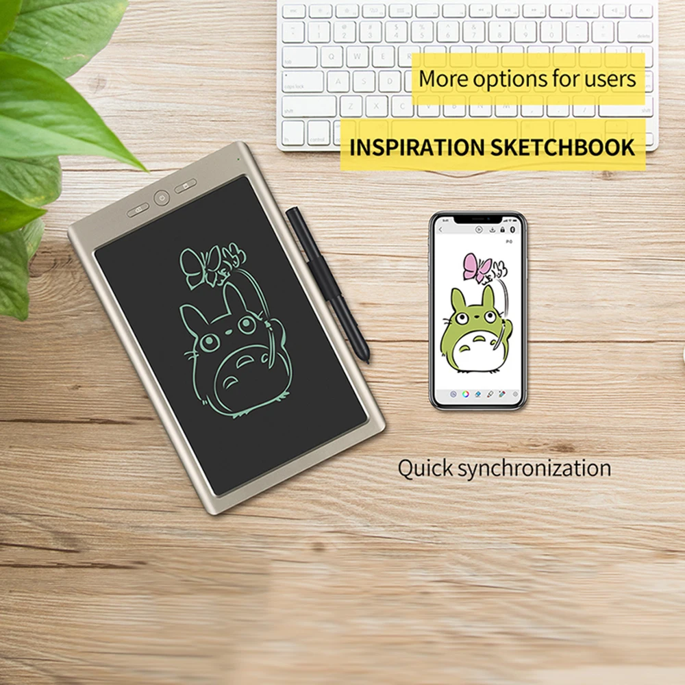 Блокнот для рисования 10 дюймов смарт блокнот офиса с стилусом
