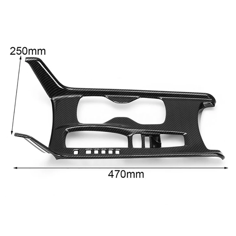 Крышка кронштейна коробки переключения передач из углеродного волокна для Honda