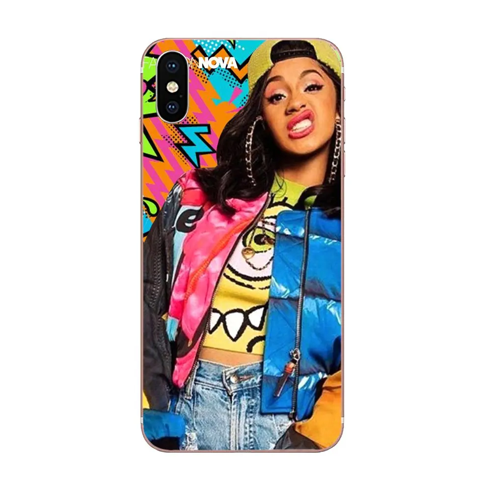 Unny девушка Cardi B шаблон ТПУ для sony Xperia Z Z1 Z2 Z3 Z4 Z5 compact Mini M2 M4 M5 T3 E3 E5 XA XA1 XZ Премиум