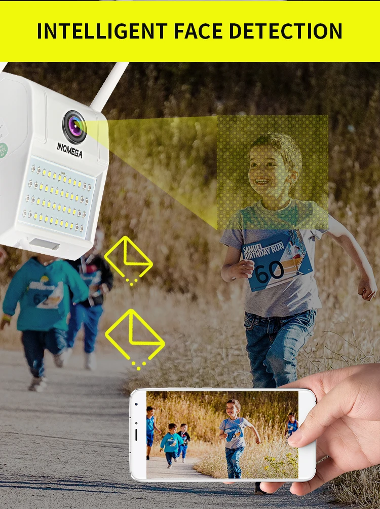 INQMEGA 1080P HD настенный светильник для улицы WiFi ip-камера беспроводная