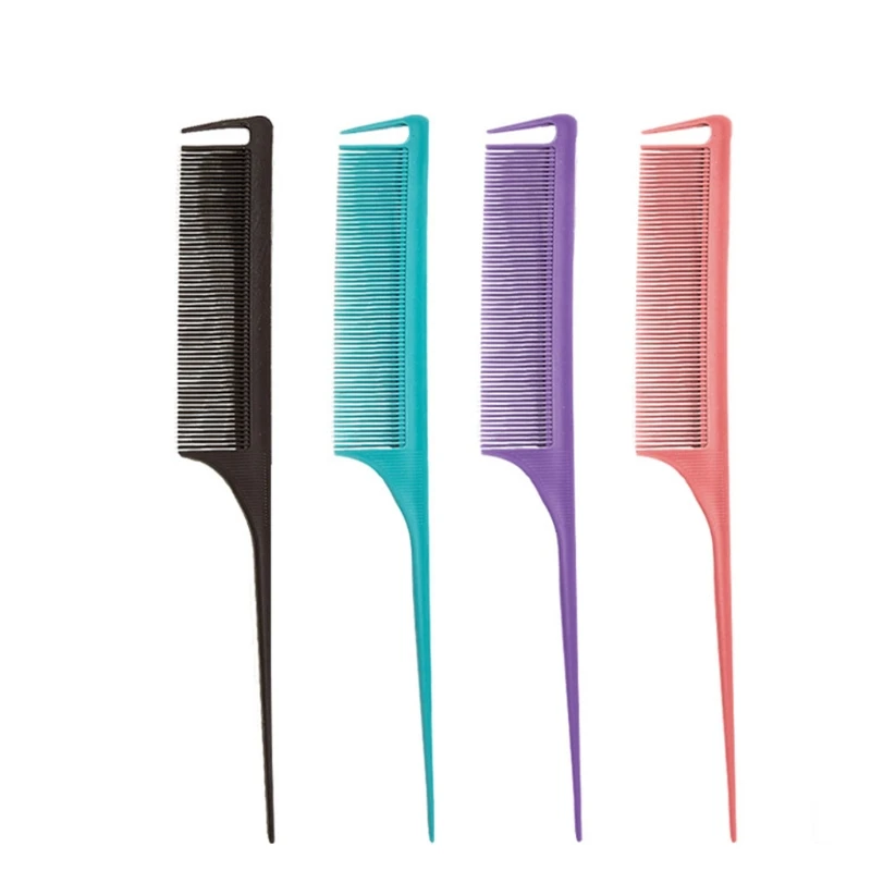 

Rat Tail Combs Pintail Barber Styling Comb for Women Anti Static Heat Resistant
