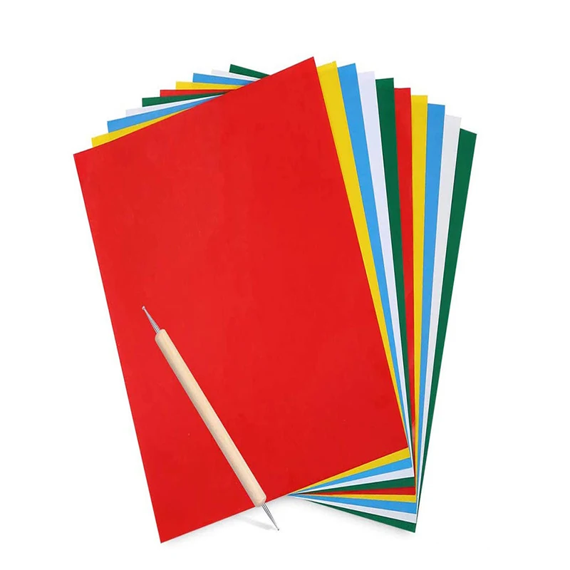 10 шт. углеродная бумага для вышивки шитья текстиля Водорастворимая сделай сам