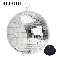 beiaidi dia20cm 25cm reflecting hanging disco mirror ball with motor commercial holiday home party wedding decor ktv disco ball