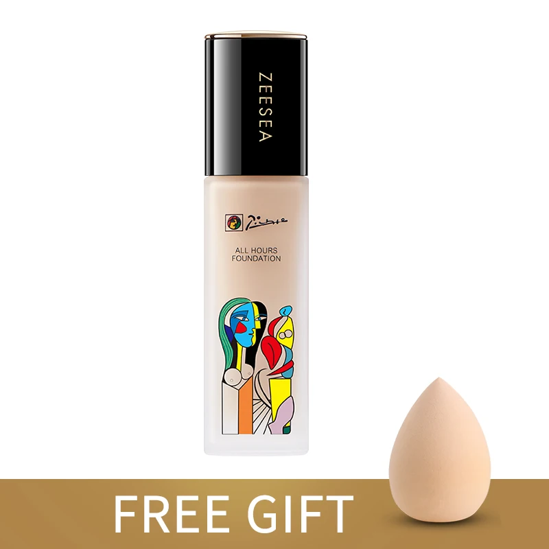 Крем для тонального крема Zeesea жидкое средство полного покрытия масла легко
