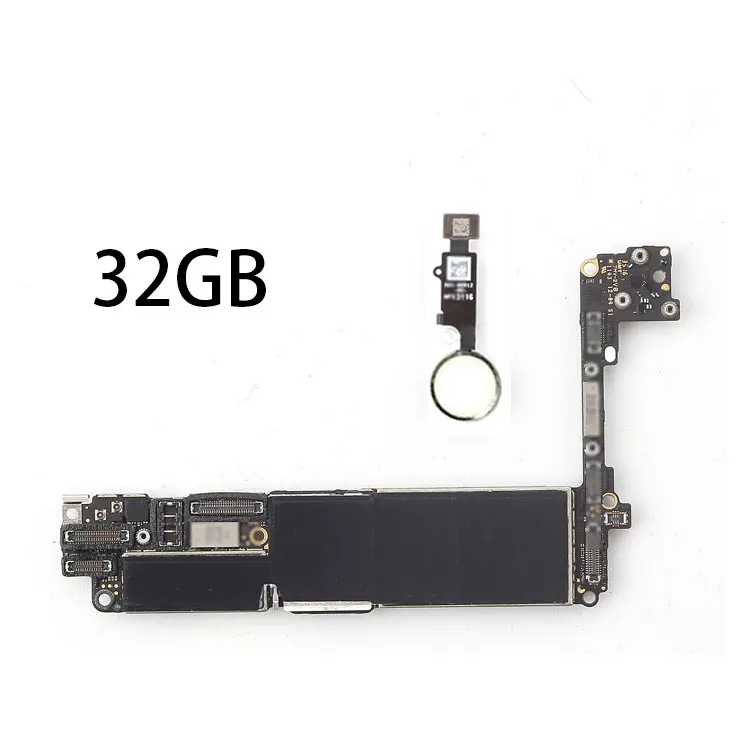 32GB (White) 32 ГБ/128 ГБ/256 ГБ для iphone 7 материнская плата без/с Touch ID, оригинальная разблокированная материнская плата для iphone 7 - Цвет: 32GB (White)