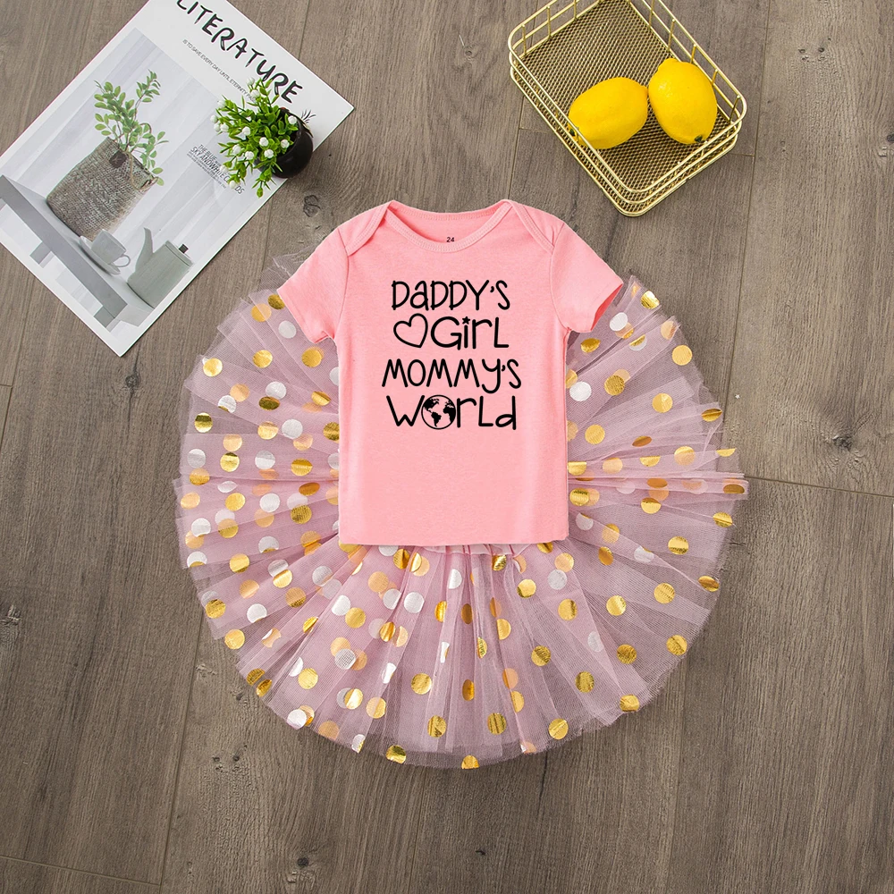 И надписью Daddy's Girl Мамины мира для маленьких девочек Детский комбинезон с