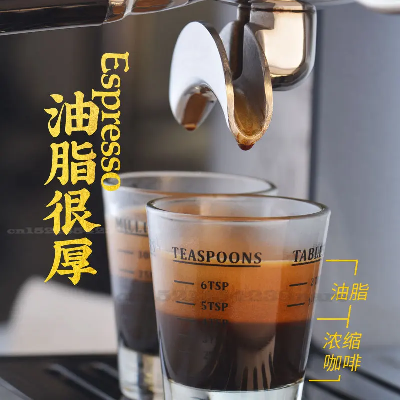 Authentic Coffee Machine Maker Espresso Cups Steam Type Semiautomatic 19Bar Home Commercial Milk Frother Stainless Steel 220V | Бытовая