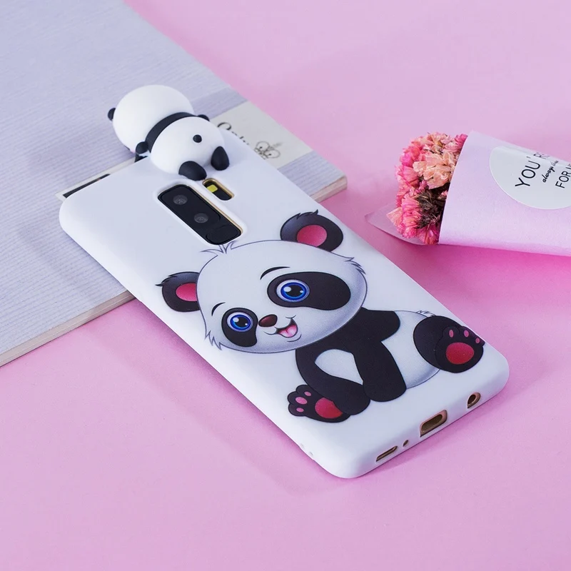 Для samsung S10 чехол Plus Lite S10e 3D игрушки панда кошка мультфильм для S9 S8 силиконовый S7 Edge