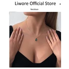 Популярный кулон со стразами на воротнике, элитное женское темпераментное ожерелье с кулоном вечерние, ювелирное изделие в подарок