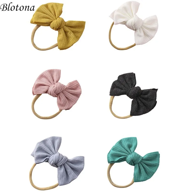 

Blotona Cute Baby Girls Hair Bows Ties Headwear, Lovely Headbands Elastics Ponytail Holders Toddler Fashion Hair Accessories