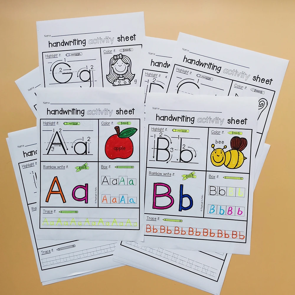 

Learning English Educational Toy English Books for Children 26 Letter of The Alphabet English Homework Game Montessori Books