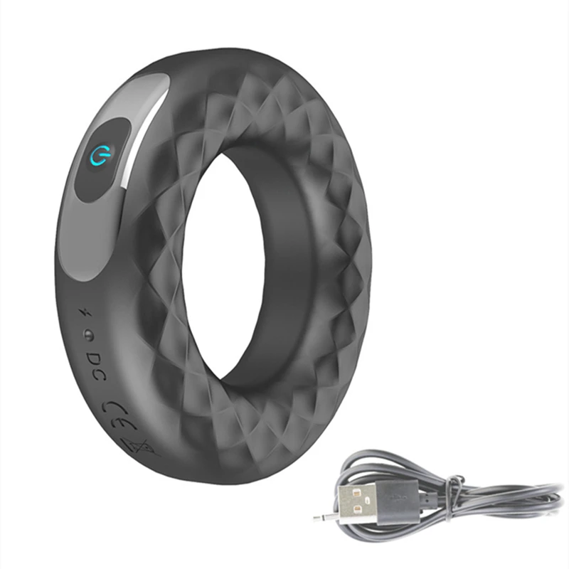 Мужские кольца на член силиконовые бриллиантовые массажные секс-игрушки для