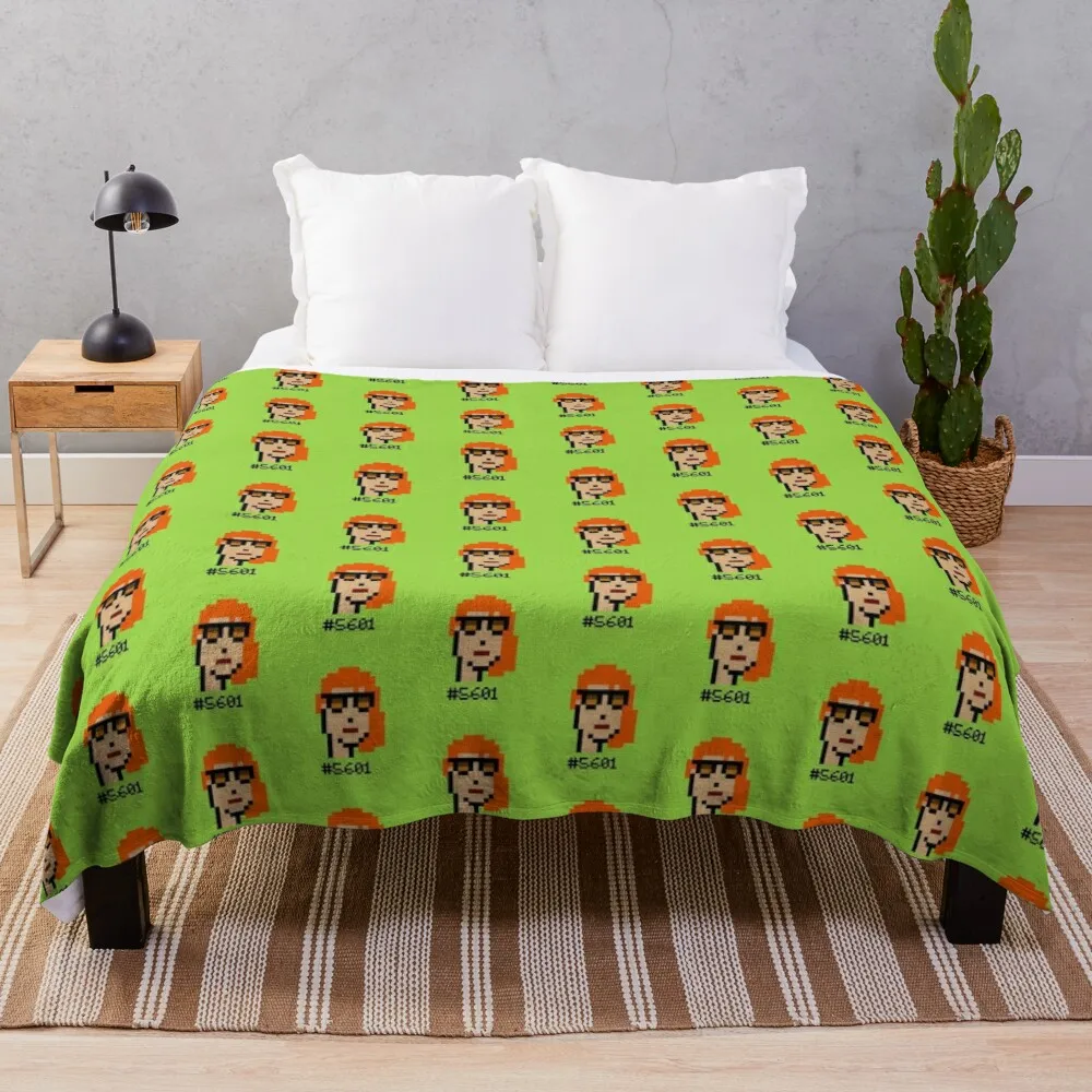 

Copy of CryptoPunks 7898 Luxury Blankets Super Soft Printing Family Car and Sofa Bed throws Summer Office Quilts