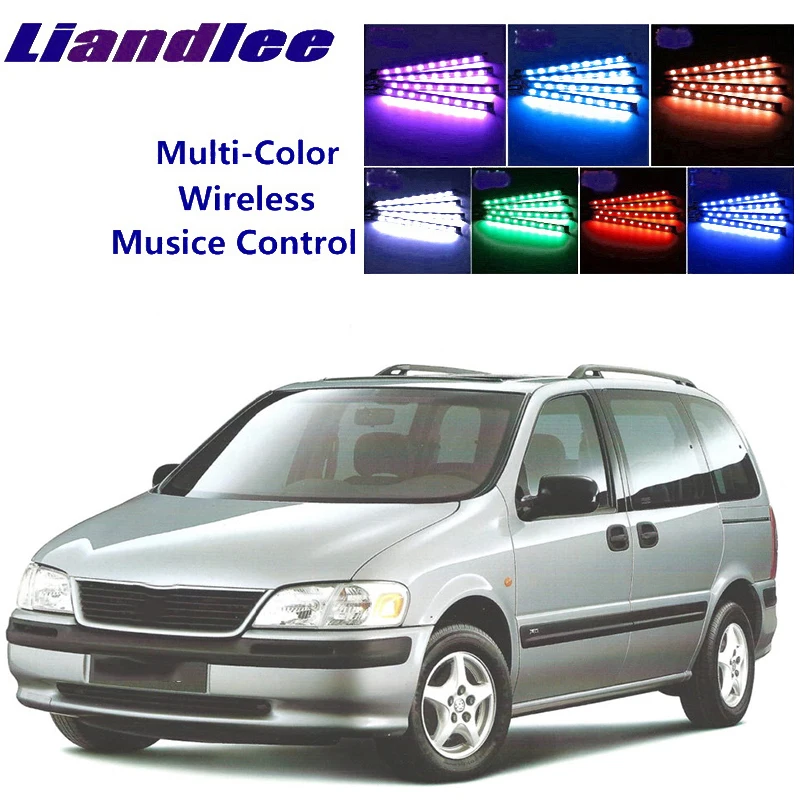 

LiandLee, декоративное освещение салона автомобиля, напольное, неосветильник освещение для Opel Meriva B 2010 ~ 2015