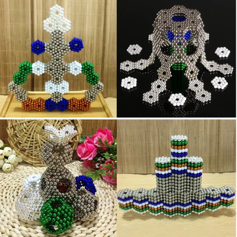 

3/5MM magnetic balls cubo DIY magic cube Assemble Magnet magic cube Strong construction toys Creative neodymium magnet