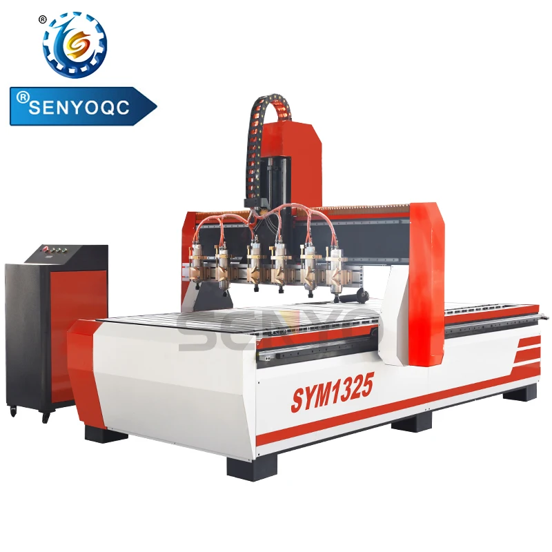 Китайский многоголовочный роторный 4 осевой 3d деревообрабатывающий фрезерный