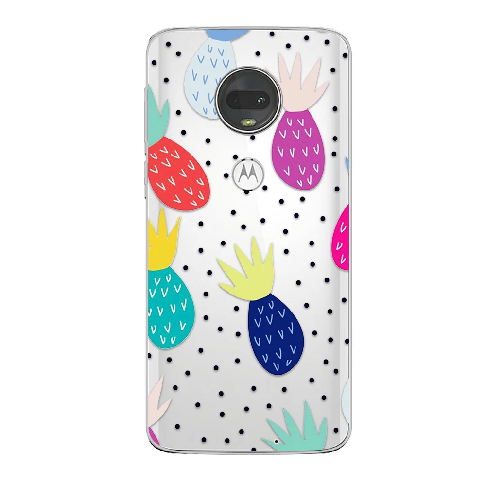 

Summer Pineapple Case For Motorola Moto G7 G5 G8 G9 G10 G5S G6 E5 E6 E7 Plus Play Power Soft Silicone TPU Protection Phone Funda