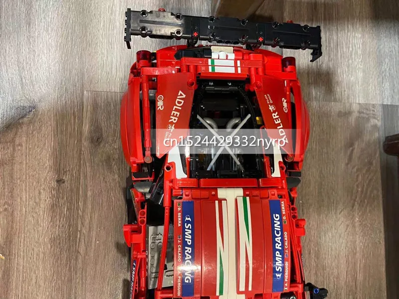 Конструктор Супер гоночный автомобиль из серии Technic модель Ferraris 2021 GTE AF racing 51