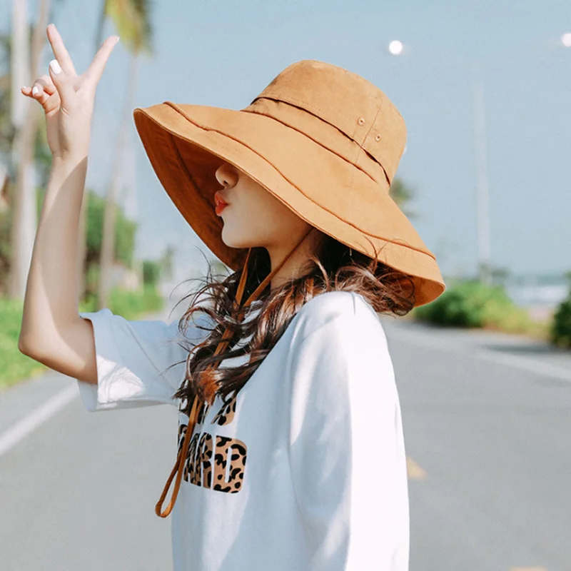 Wide Large Brim Floppy Sun Hats Women 