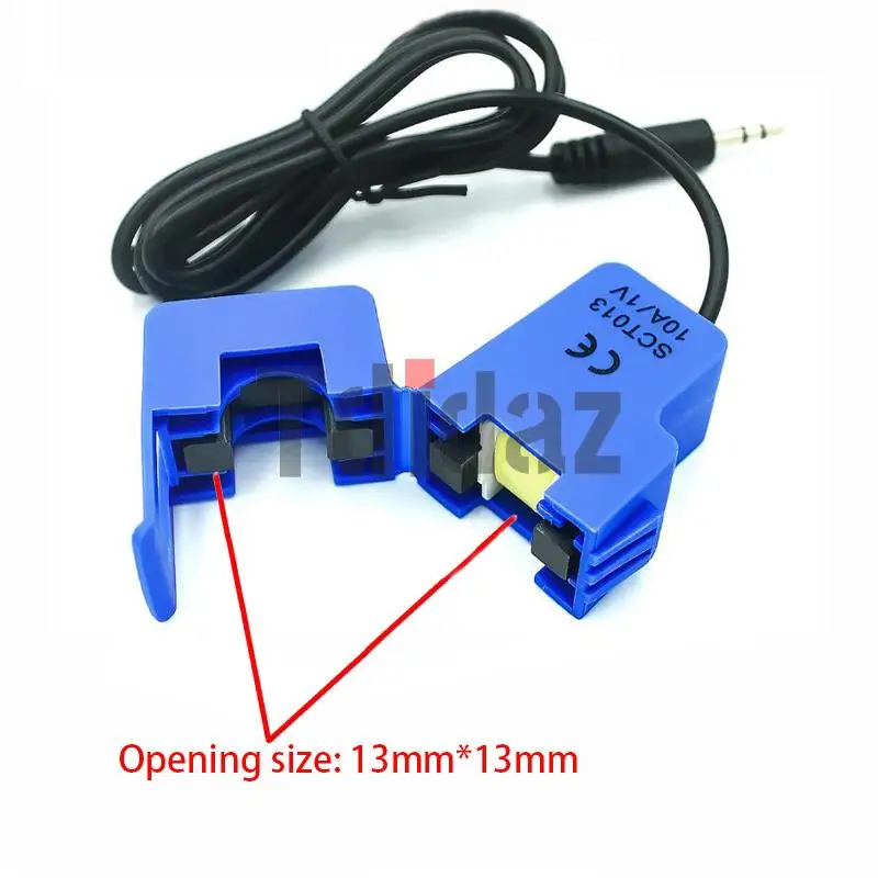 SCT-013-000 10A 20A 30A 50A 60A 100A Датчик тока переменного с открытым закрытием | Электронные