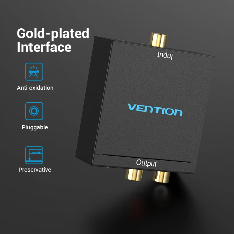 Цифро аналоговый аудиопреобразователь Vention оптический зеркальный сигнал SPDIF в