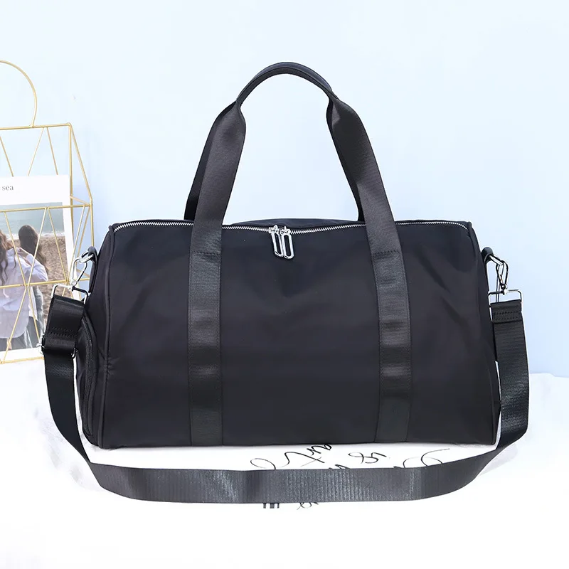 Sports Fitness Bag Women's Bag Large Dry Wet Separation Short Distance Travel Hand Luggage Bag Waterproof Swimming Yoga Bag