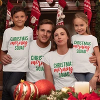 christmas morning squad christmas women short sleeve t shirts family matching clothes kids outfits daddy mommy and me t shirt