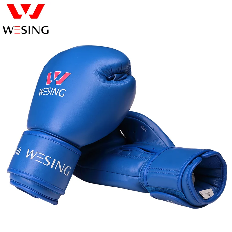 WESING Боксёрские перчатки внешняя часть изготовлена из микрофибры и кожи взрослых