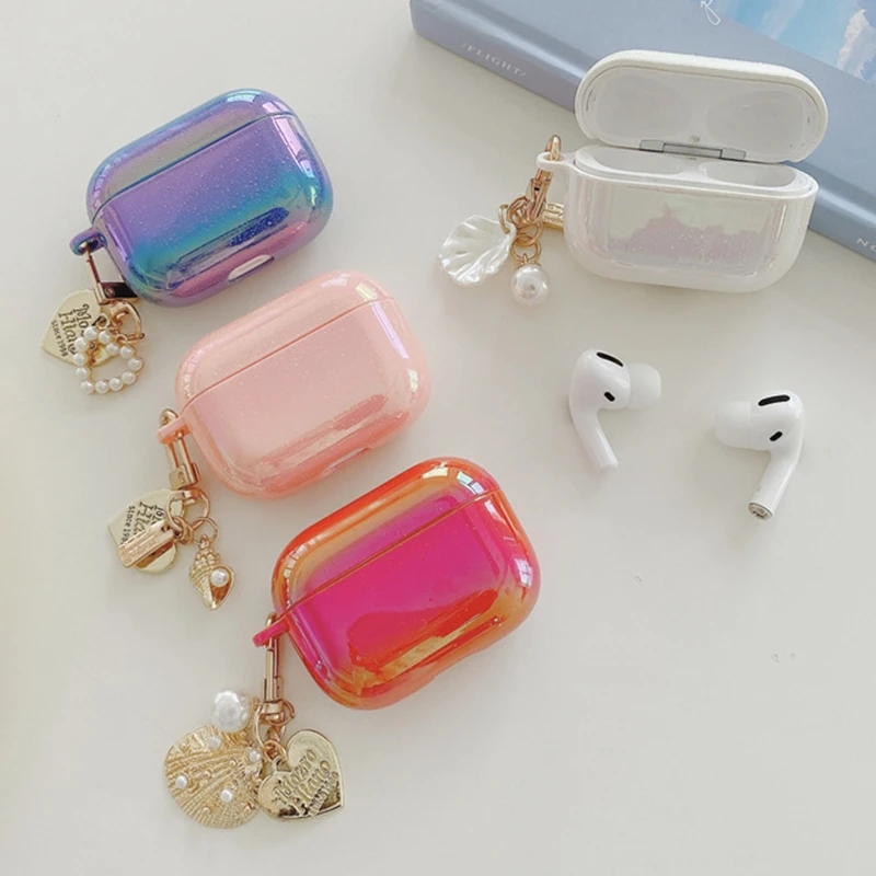 

Жесткий Чехол для наушников airpods pro, чехол для наушников airpods pro, беспроводная гарнитура Air pods, чехол с брелоком