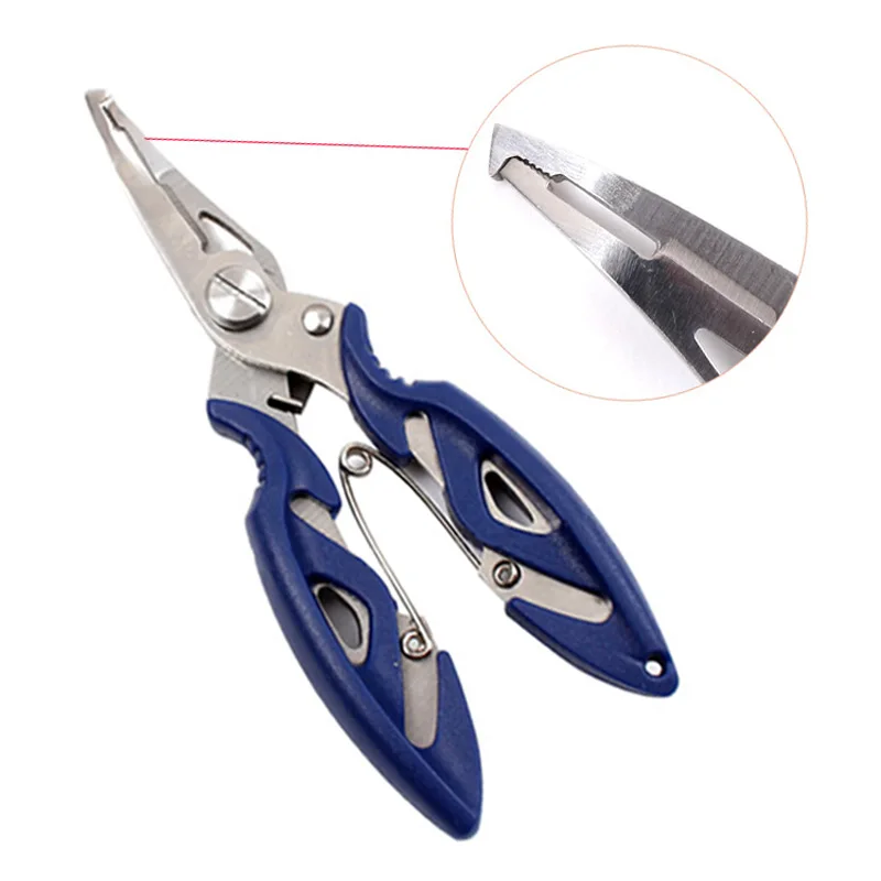 

Fishing pliers remover multifunctional scissors braided wire bait cutter hook stainless steel fishing pliers tool accessories