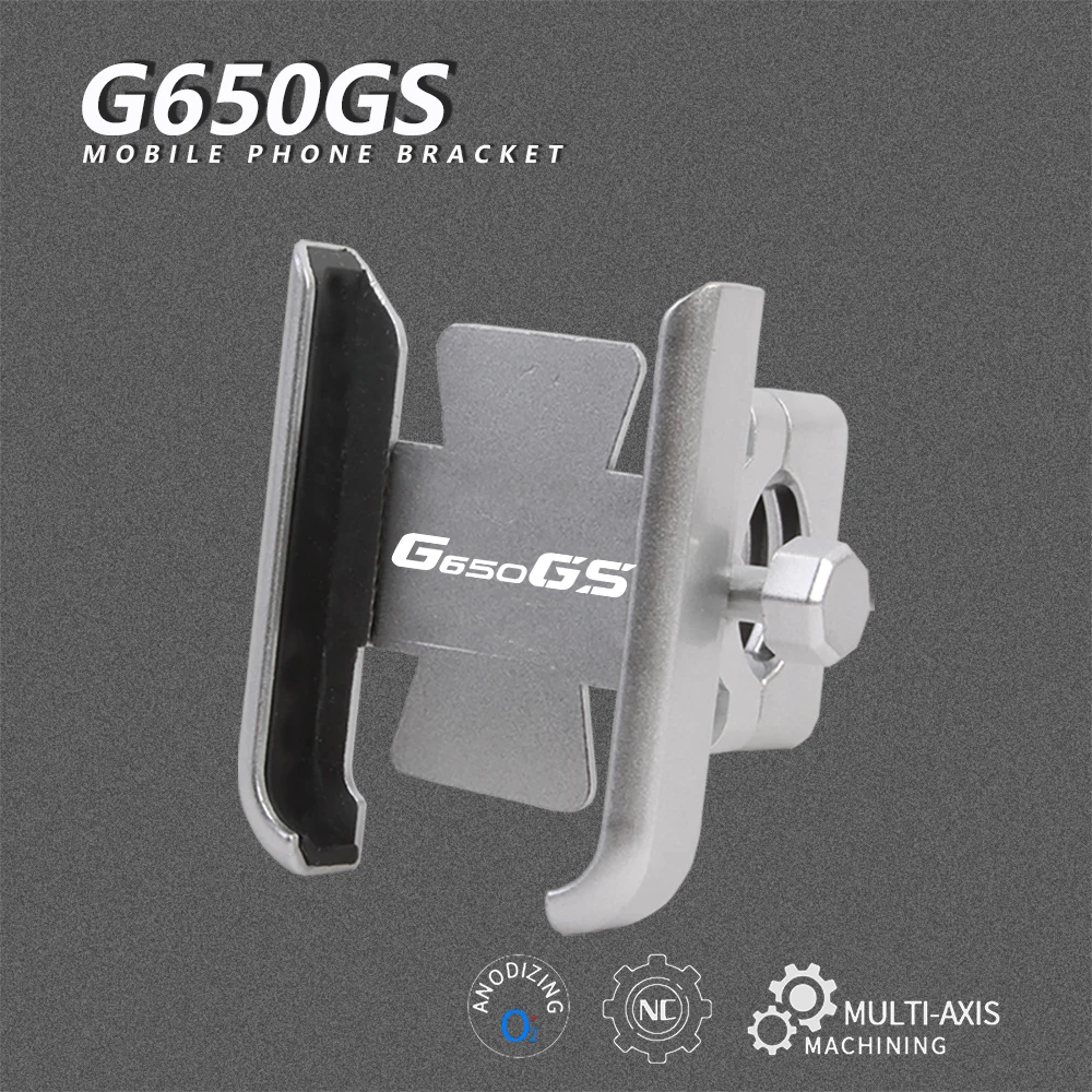 G 650 GS For BMW G650GS 2010-2017 2016 2015 2014 2013 Motorcycle CNC Aluminum Handle Bar Mobile Phone Bracket GPS Stand Holder