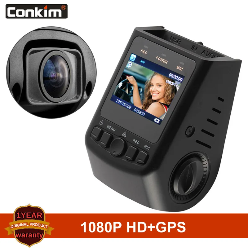 Conkim авто камера Pro супер конденсатор 1080P Full HD Автомобильный видеорегистратор gps g